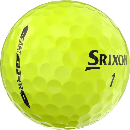 Soft Feel Gula Golfbollar