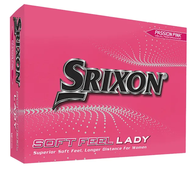 Srixon Soft Feel Lady Rosa golfbollar